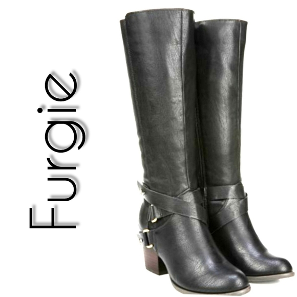 fergie knee high boots